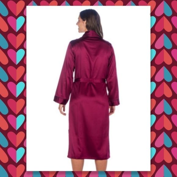 Satin Robe Lingerie Designer Gift Box Luxury Silky BEST SELLER Holiday Gift NEW - Picture 8 of 13